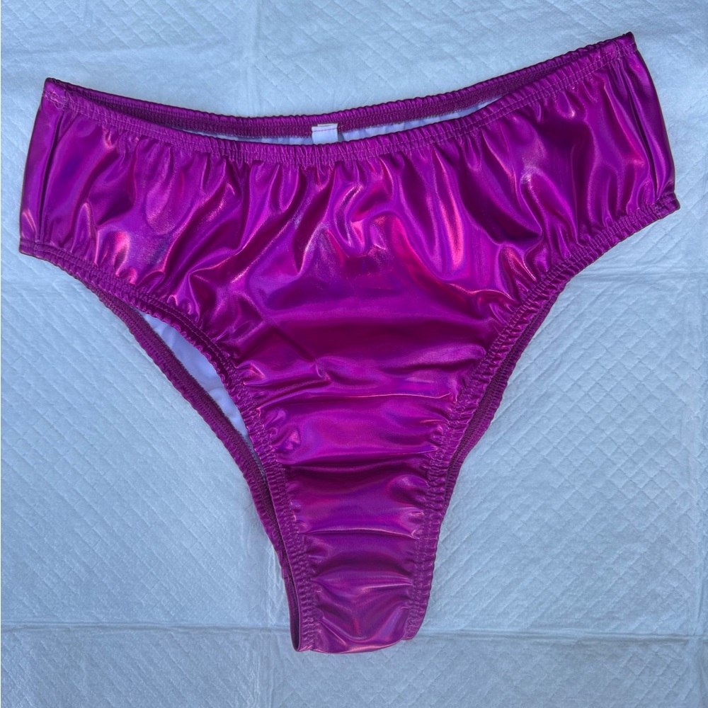 Roma Metallic Pink Swimwear